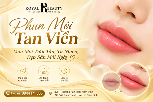 Phun Môi Tan Viền – Màu Môi Tươi Tắn, Tự Nhiên, Đẹp Sẵn Mỗi Ngày