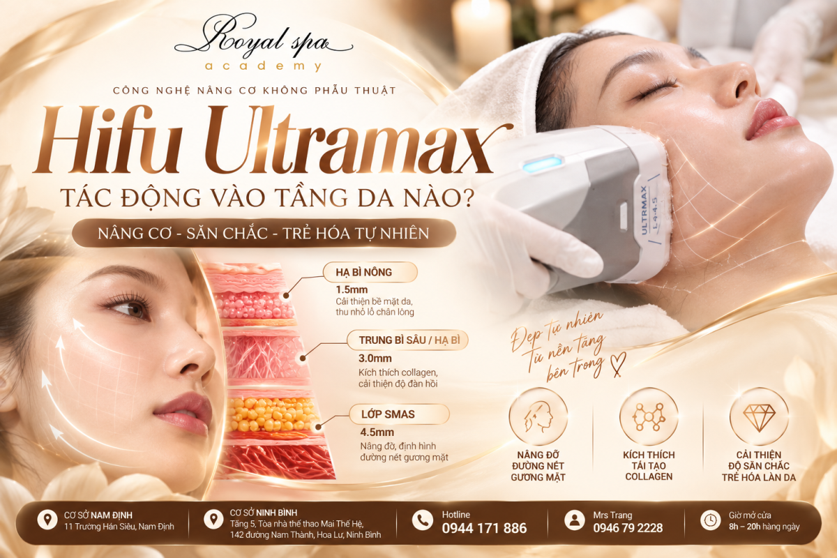 HIFU UltraMax Tại Nam Định – Công Nghệ Nâng Cơ Tác Động Đến Tầng SMAS