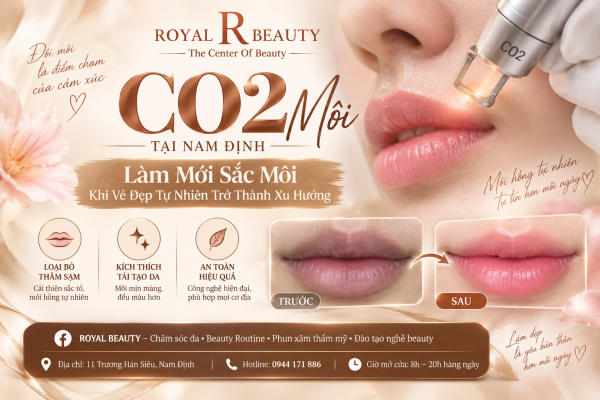 CO2 Môi Tại Nam Định – Làm Mới Sắc Môi Khi Vẻ Đẹp Tự Nhiên Trở Thành Xu Hướng