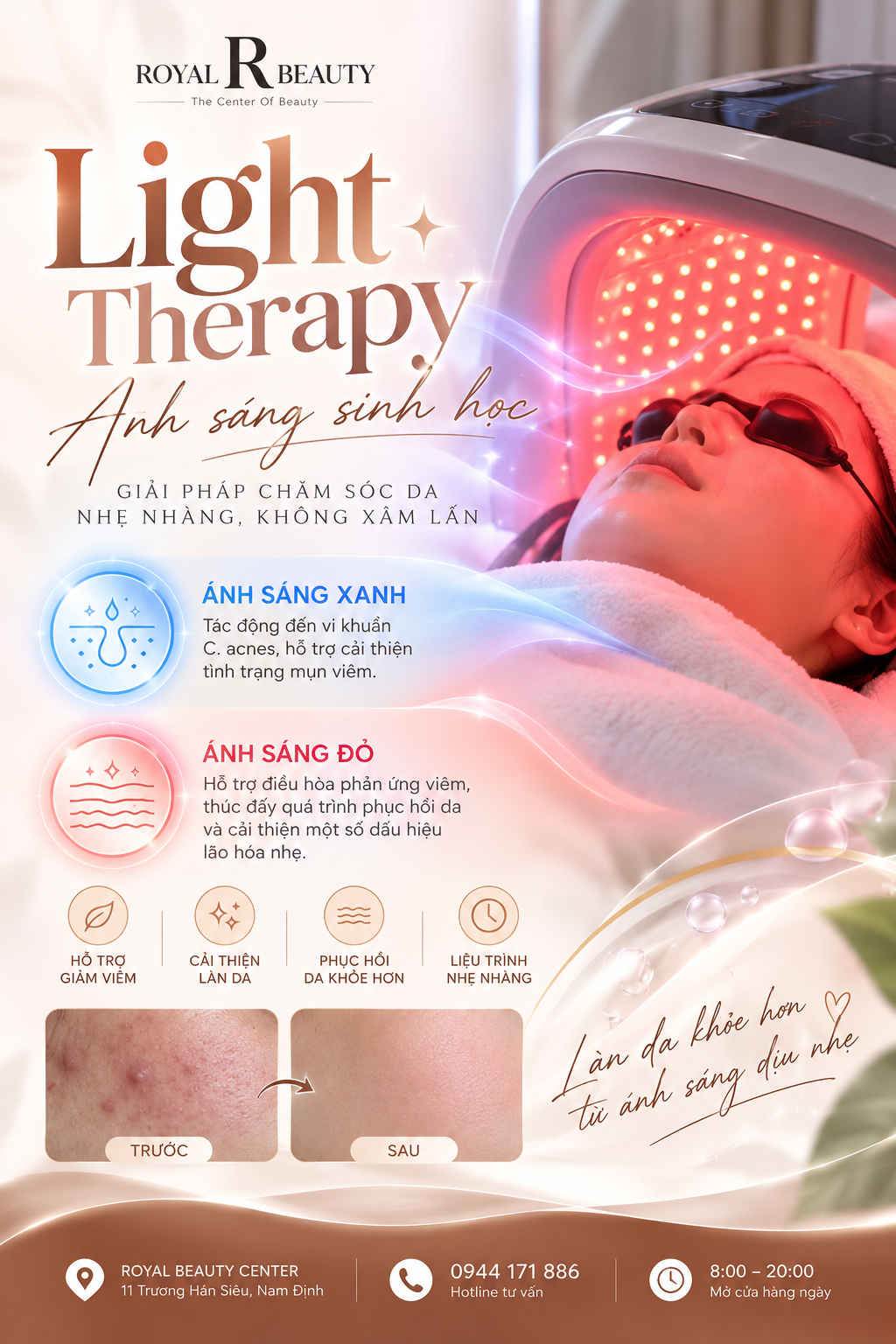 Light Therapy – Ánh Sáng Sinh Học LED Và Ứng Dụng Trong Chăm Sóc Da