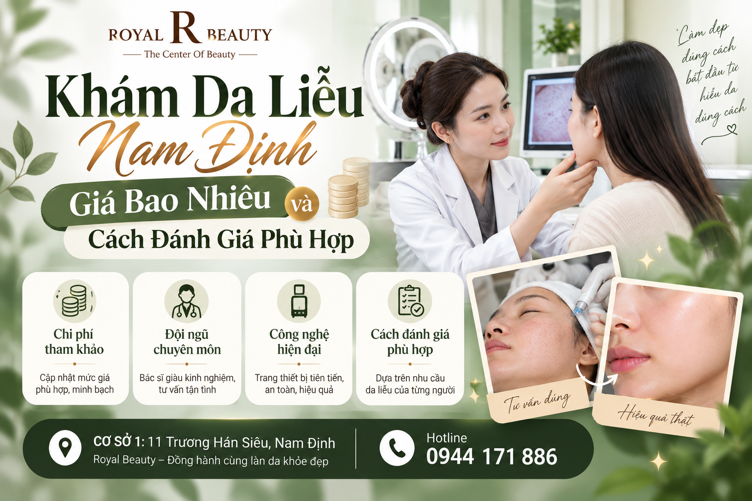 Khám Da Liễu Nam Định Giá Bao Nhiêu Và Cách Đánh Giá Phù Hợp