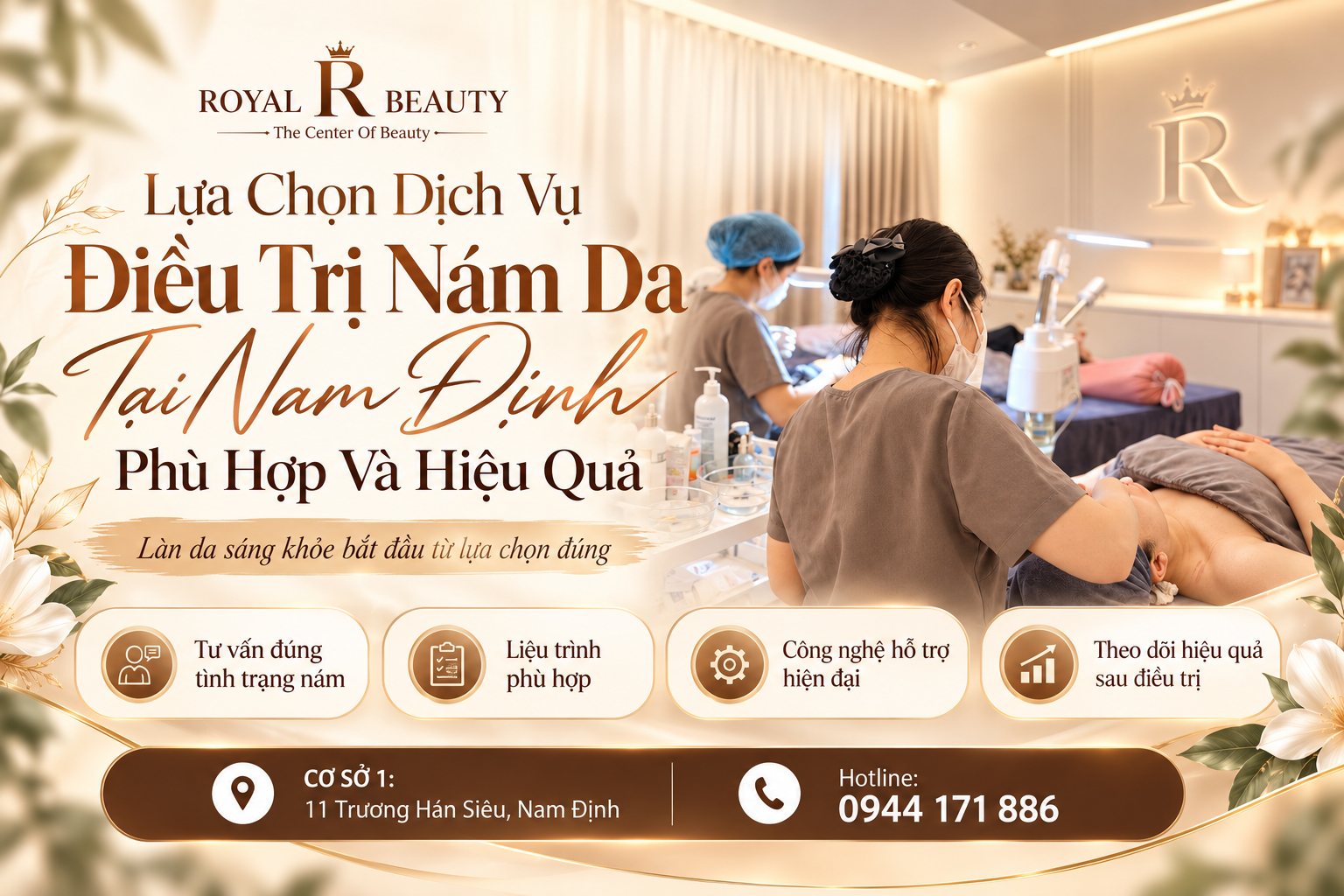 Lựa Chọn Dịch Vụ Điều Trị Nám Da Tại Nam Định Phù Hợp Và Hiệu Quả