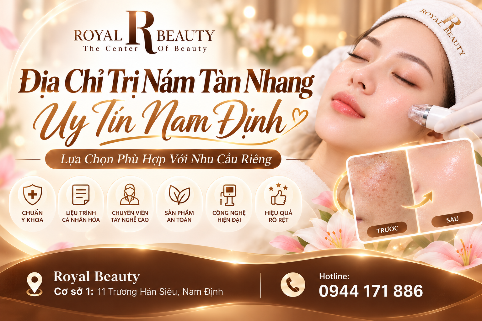 Địa Chỉ Trị Nám Tàn Nhang Uy Tín Nam Định – Lựa Chọn Phù Hợp Với Nhu Cầu Riêng