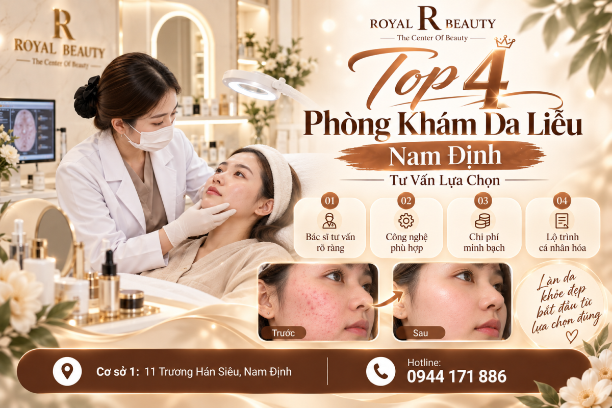 Top 4 Phòng Khám Da Liễu Nam Định – Tư Vấn Lựa Chọn